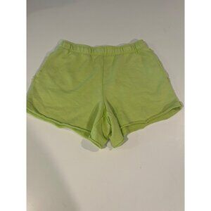 Aerie Lime Green Textured Knit Shorts S